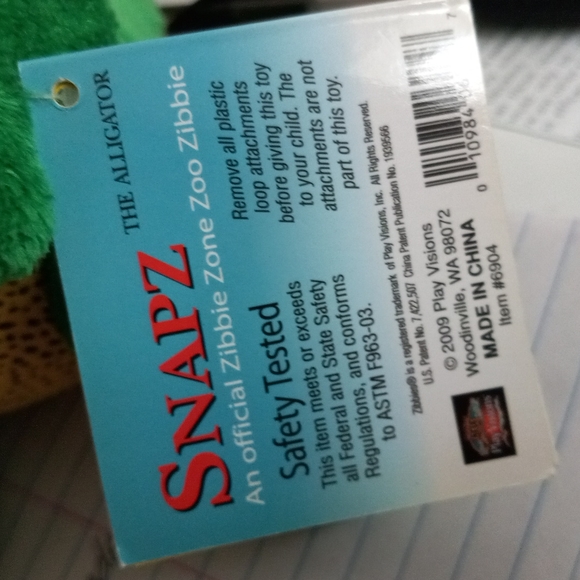 Zombie Zone Green Alligator with Afro - Picture 7 of 7